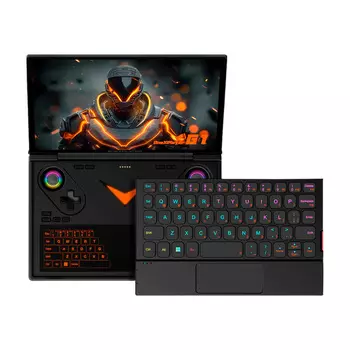 Игровая консоль OneXPlayer G1 Mini, 32Гб/2Тб, Ryzen AI 9 HX 370, чёрный