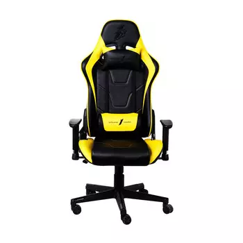 Игровое кресло 1stPlayer FK2, черный/желтый