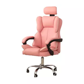 Игровое кресло Insdea HDA022-IV, губка, сталь, розовый