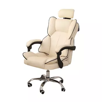 Игровое кресло Insdea HDA022-IV, губка, сталь, белый/черный