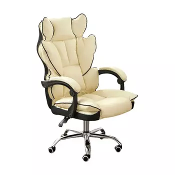 Игровое кресло Insdea HDA032, губка, сталь, бежевый