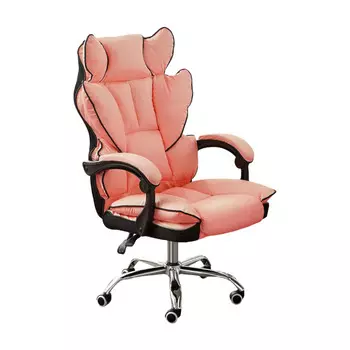 Игровое кресло Insdea HDA032, губка, сталь, розовый