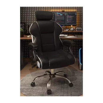 Игровое кресло Insdea WYB004, сталь, газлифт 3 lvl, черный