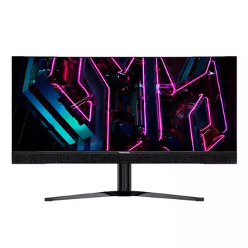 Игровой изогнутый монитор Acer X34V, 34", 3440x1140, QD-OLED, 175 Гц, чёрный