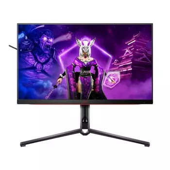 Игровой монитор AOC AGON PRO AG324UX, 31.5", 4K, IPS, 144 Гц, чёрный/красный