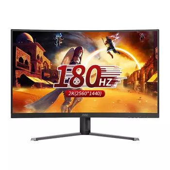 Игровой монитор AOC CQ32G4E 31.5'', 2560 x 1440, 180 Гц, Fast VA, черный