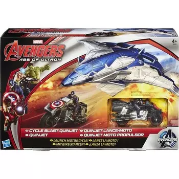 Игровой набор Avengers с квинджетом