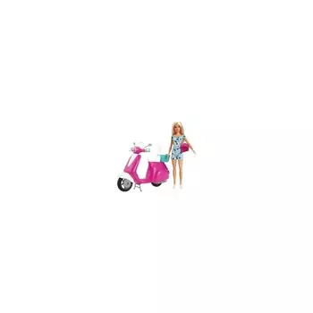 Игровой набор Barbie с самокатом