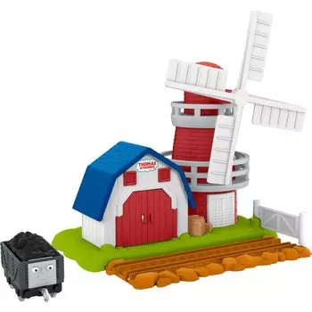 Игровой набор Fisher-Price Поезд с мельницей