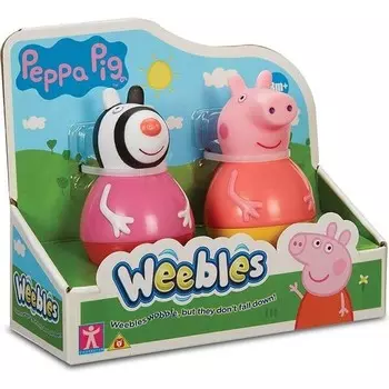 Игровой набор Giochi Preziosi Weebles Свинка Пеппа и Сьюзи