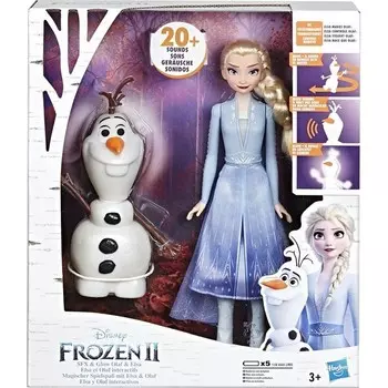 Игровой набор Hasbro Frozen 2 Говорящие Олаф и Эльза