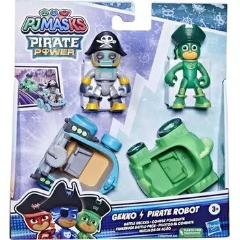 Игровой набор Hasbro Pijamaskeliler Гекко и Робот Пират