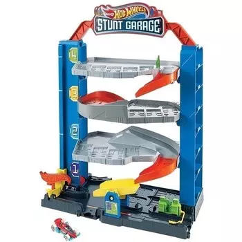 Игровой набор Hot Wheels Гараж приключений на 4 этажа