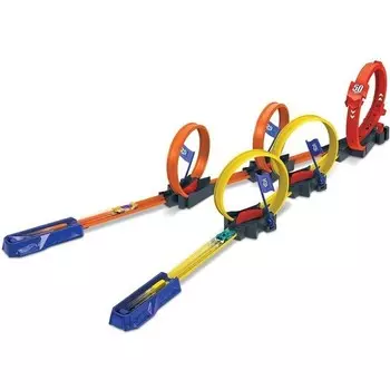 Игровой набор Hot Wheels Многокруговой гоночный комплект