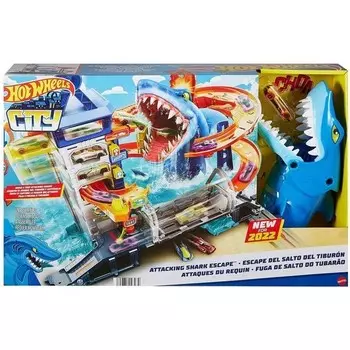 Игровой набор Hot Wheels с акулой