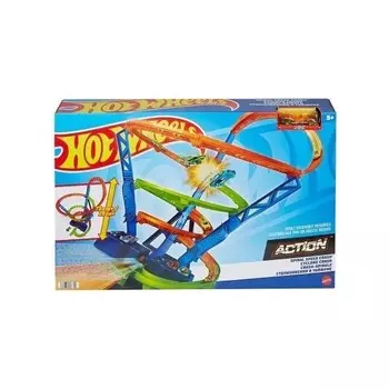 Игровой набор Mattel Hot Wheels со спиральным двигателем