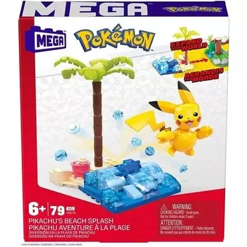 Игровой набор Mattel Pokemon Пляжный пикачу