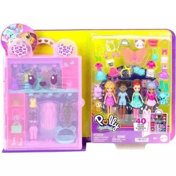 Игровой набор Mattel Polly Pocket в стиле сафари