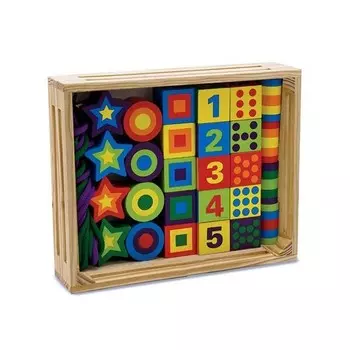 Игровой набор Melissa&Doug Деревянные бусины