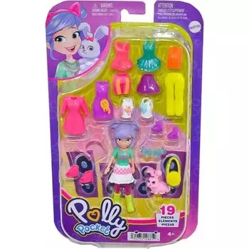 Игровой набор Polly Pocket Фигурка куклы с аксессуарами