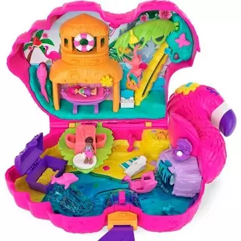 Игровой набор Polly Pocket с фламинго
