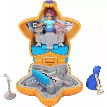 Игровой набор Polly Pocket в желтой ракушке