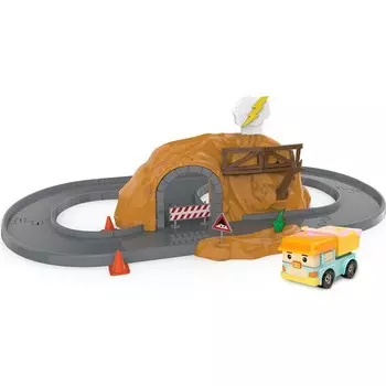 Игровой набор Robocar Poli Dumpoo Трасса с туннелем