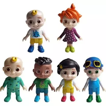 Игровой набор Sinley Cocomelon Кукла, 6 штук