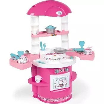 Игровой набор Smoby Hello Kitty Кухня и 17 аксессуаров