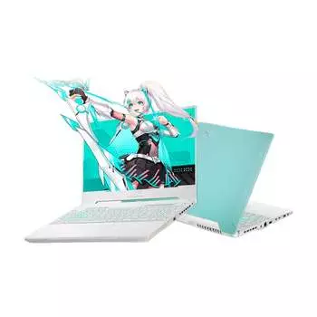 Игровой ноутбук ASUS Tianxuan 5, 15,6", 16 ГБ/512 ГБ, R7-8845H, RTX4050, бирюзовый, английская клавиатура