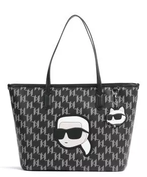 Ikonik 2.0 mono шопер из искусственной кожи Karl Lagerfeld, черный