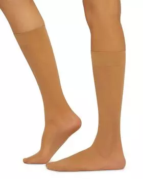 Индивидуальные гольфы Wolford, коричневый/бежевый