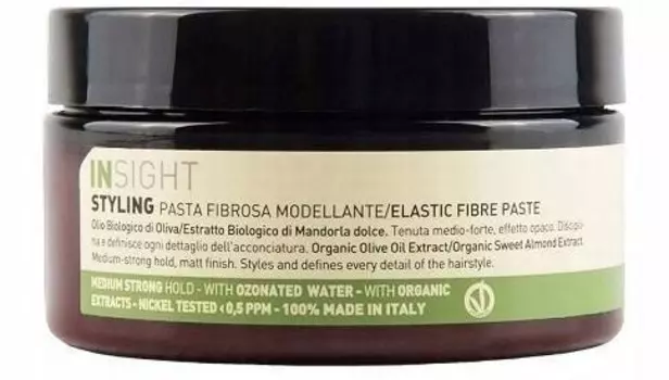 Insight Styling Elastic Fiber Paste, Паста для моделирования волос, укладка волос, 90мл