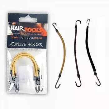 Инструменты для волос Крючки для волос Bunjee черные 4 шт Hair Tools