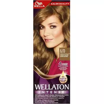Интенсивная крем-краска Wellaton, оттенок Темно-русый 6/0