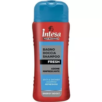 Intesa Pour Homme Шампунь для душа с охлаждающим эффектом свежести 500мл, Mirato