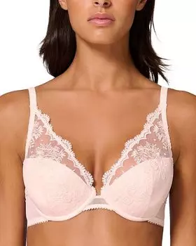 Интригующий треугольный бюстгальтер Contour Simone Perele, розовый