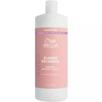 Invigo Blonde Recharge Шампунь 1000 мл Wella