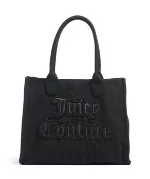 Ирис потертый l шоппер хлопок Juicy Couture, черный