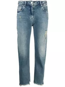 IRO прямые джинсы Albury Ripped, синий