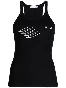 IRO топ с логотипом, черный