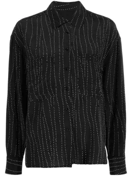 IRO Zefiro stud-embellished shirt, черный