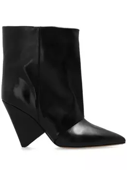 ISABEL MARANT 95мм ботинки Мияко, черный