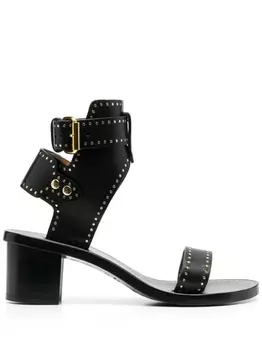 ISABEL MARANT босоножки с ремешками, черный