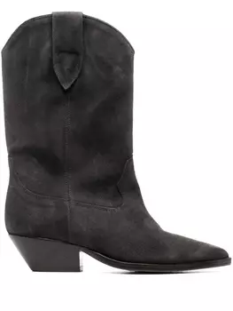 ISABEL MARANT ботинки на каблуке, серый