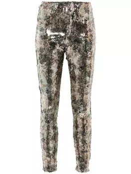 ISABEL MARANT брюки Bella, серебряный