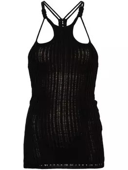 ISABEL MARANT Debra топ в мелкий рубчик, черный
