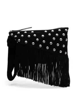 ISABEL MARANT Faro замшевый клатч, черный