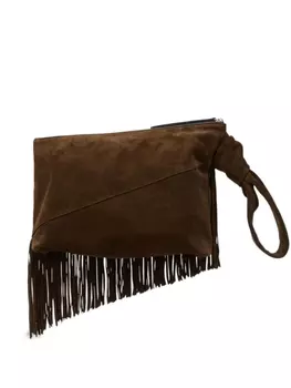 ISABEL MARANT клатч Faro, коричневый