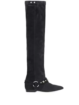 ISABEL MARANT кожаные ботинки, черный